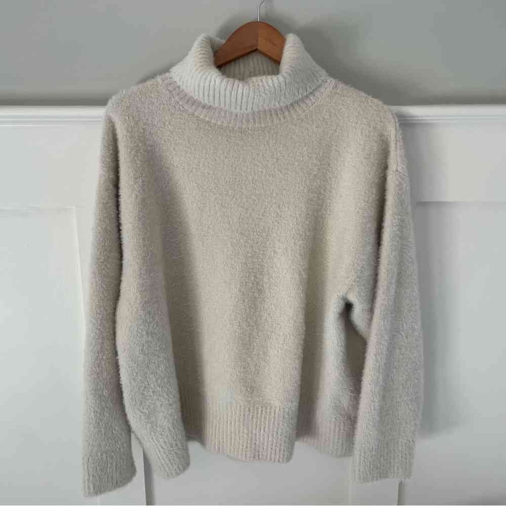 Cozy Cream Turtleneck Sweater
